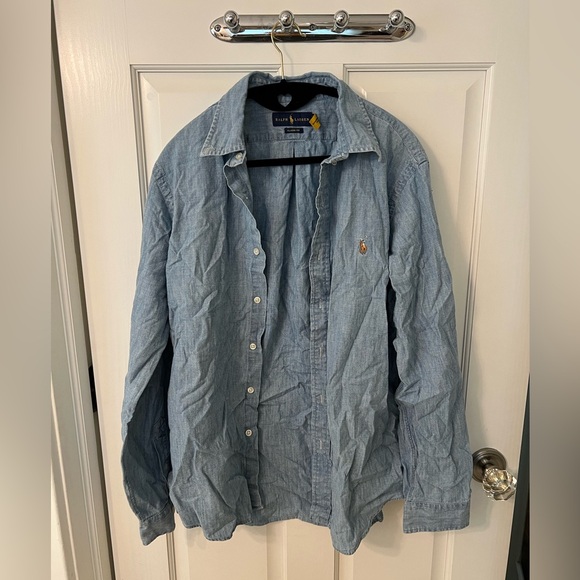 Ralph Lauren men’s chambray denim shirt - Picture 1 of 2
